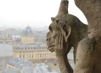 Gárgola de Notre Dame en París
