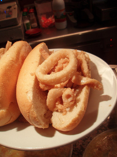 Bocata de calamares de La Campana