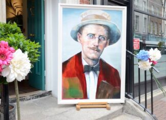 Un retrato de James Joyce en Dublín