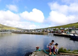 Fotos de Islas Feroe, Teo, Vero y Oriol en Sørvágur