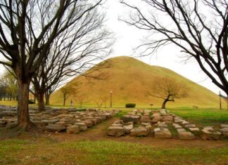 Fotos de Gyeongju, parque de los túmulos en Corea