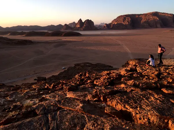 Fotos de Wadi Rum, Jordania - desierto al atardecer
