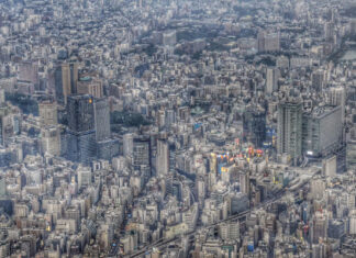 Fotos de Tokio, Tokio desde el helicoptero