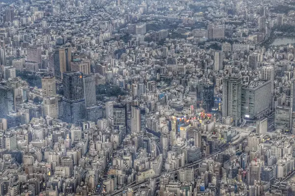 Fotos de Tokio, Tokio desde el helicoptero