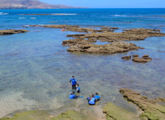 Fotos de Las Palmas de Gran Canaria, Snorkel Pau, Vero, Teo y Oriol