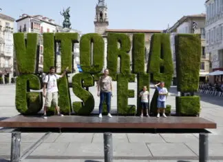 Fotos de Vitoria en Euskadi, Pau, Vero Teo y Oriol