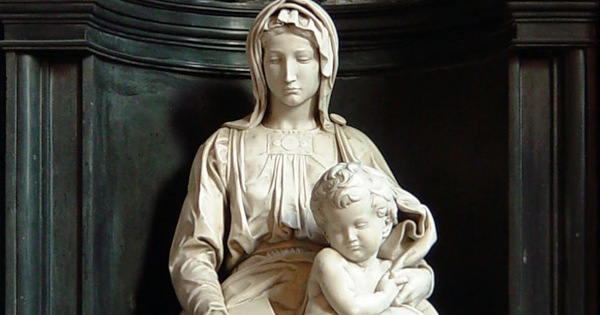Fotos de Brujas en Flandes, Madonna de Brujas