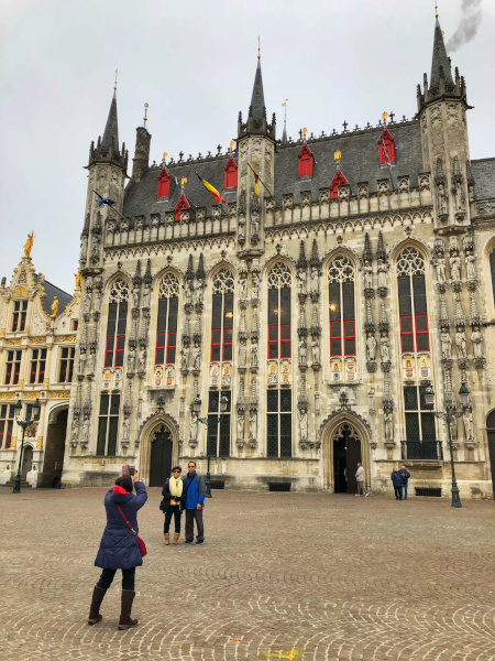 Fotos de Brujas en Flandes, Plaza Burg
