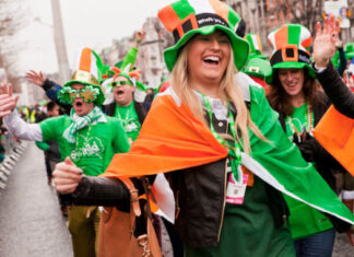 Foto de San Patricio en Irlanda, desfile en Dublín