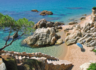 Fotos de la Costa Brava en Girona, cala en Lloret de Mar