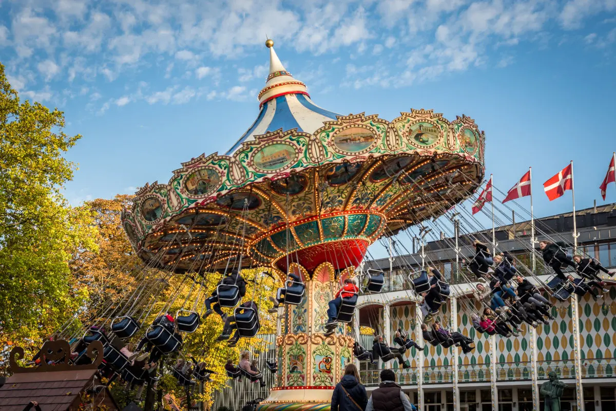 Fotos de Copenhague, carrusel del Tivoli