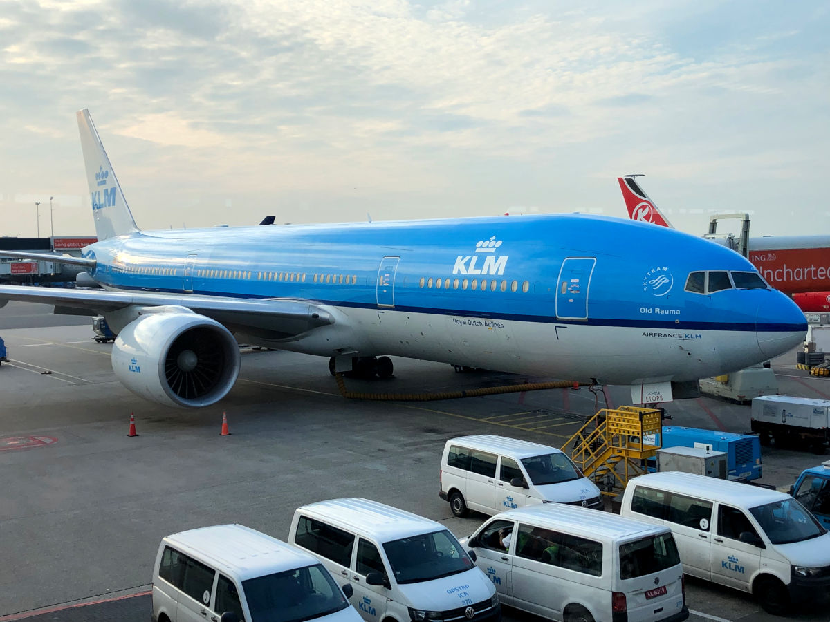 Avion de KLM a China