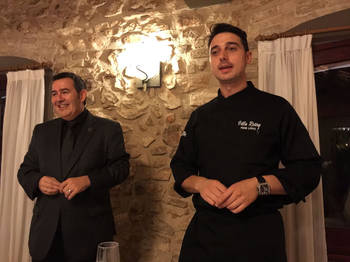 Fran Lopez Restaurante Villa Retiro de Xerta