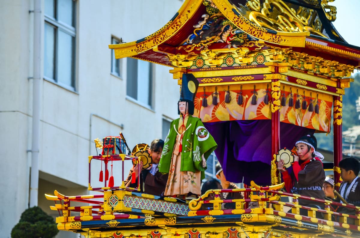 Festival de primavera en Takayama, Japón