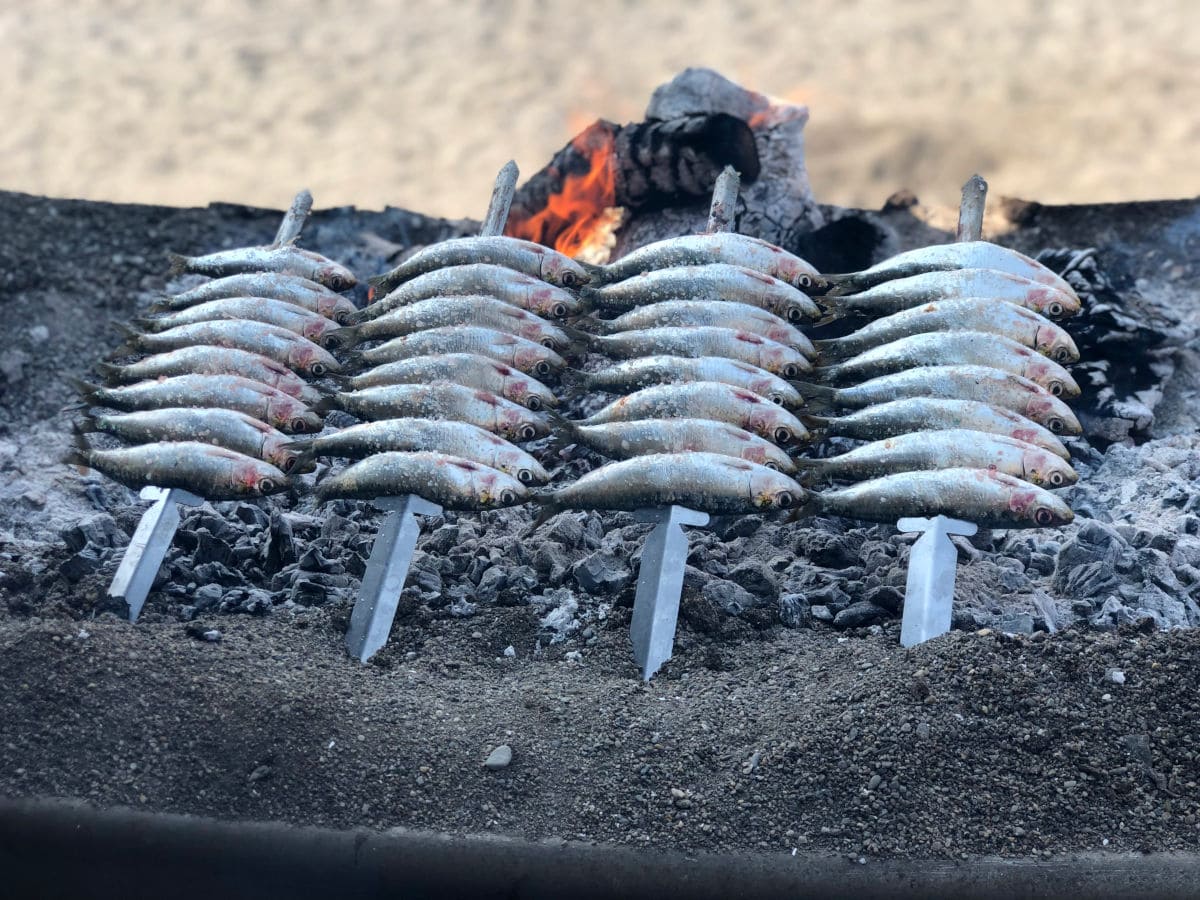 Espeto en la Playa de Salobreña