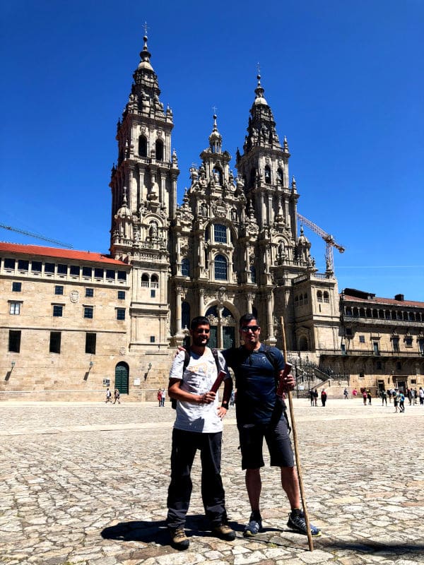 Llegada a Santiago de Compostela