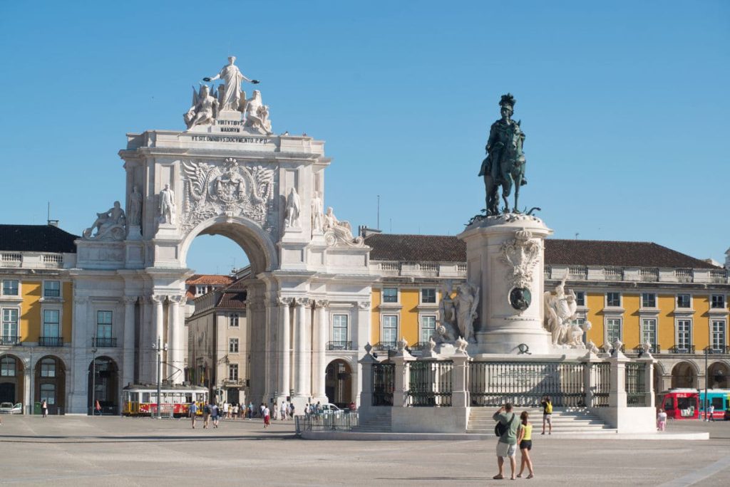 Praça do Comércio en Lisboa