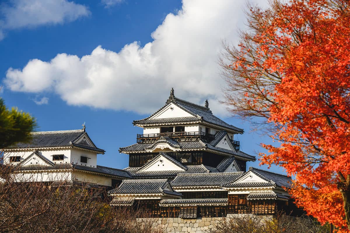 Castillo de Matsuyama en Japon