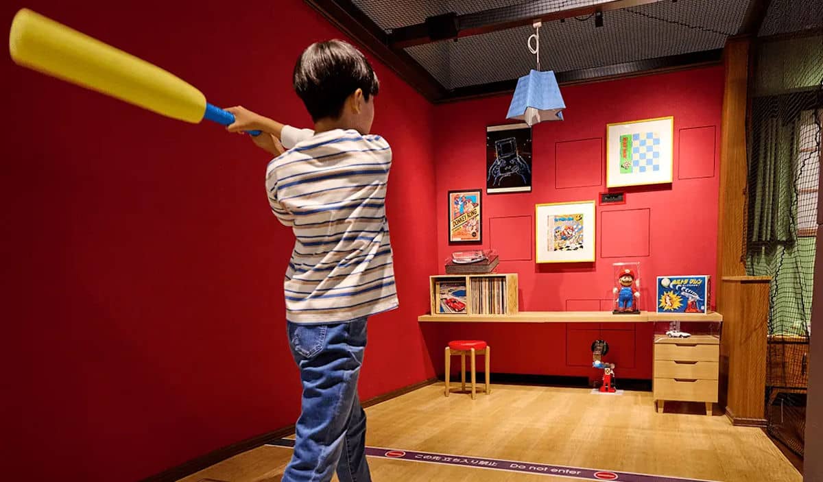 Bateando en el Museo de Nintendo de Uji en Japon