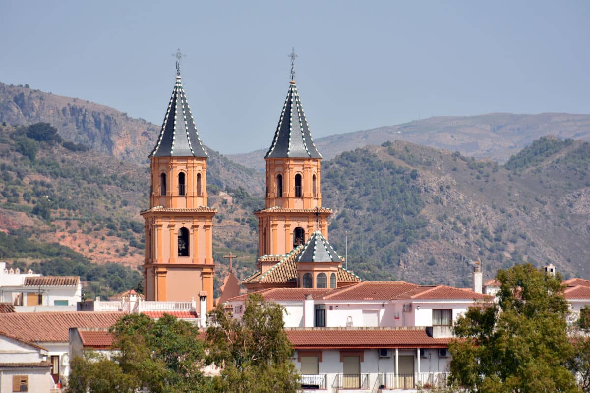 Órgiva en la Alpujarra de Granada