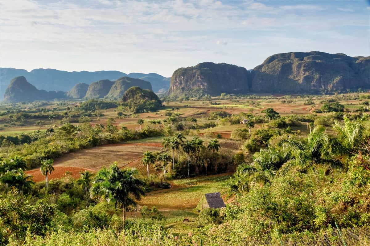 Vistas del Valle de Viñales en Cuba