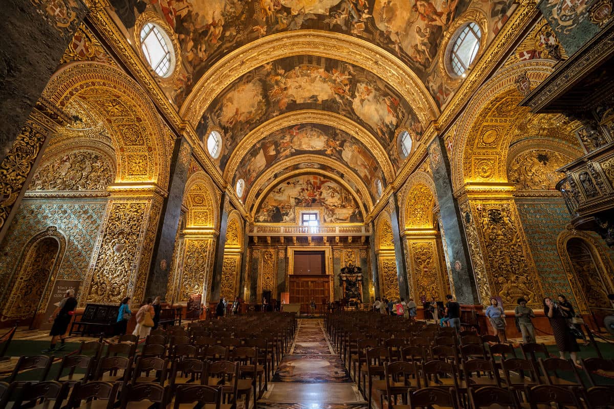 Concatedral de San Juan en La Valeta