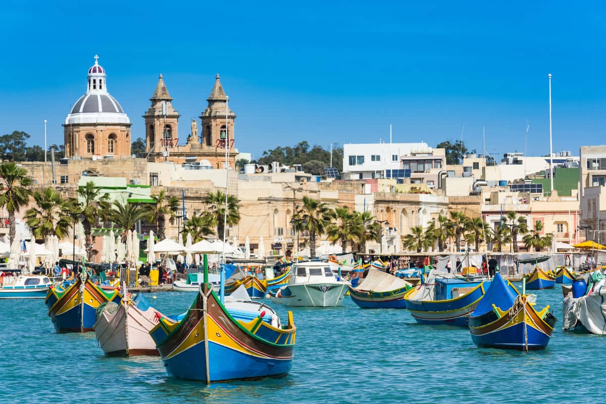 Marsaxlokk en Malta