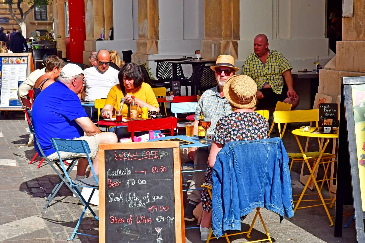Republic Street es una de las calles más animadas de Malta