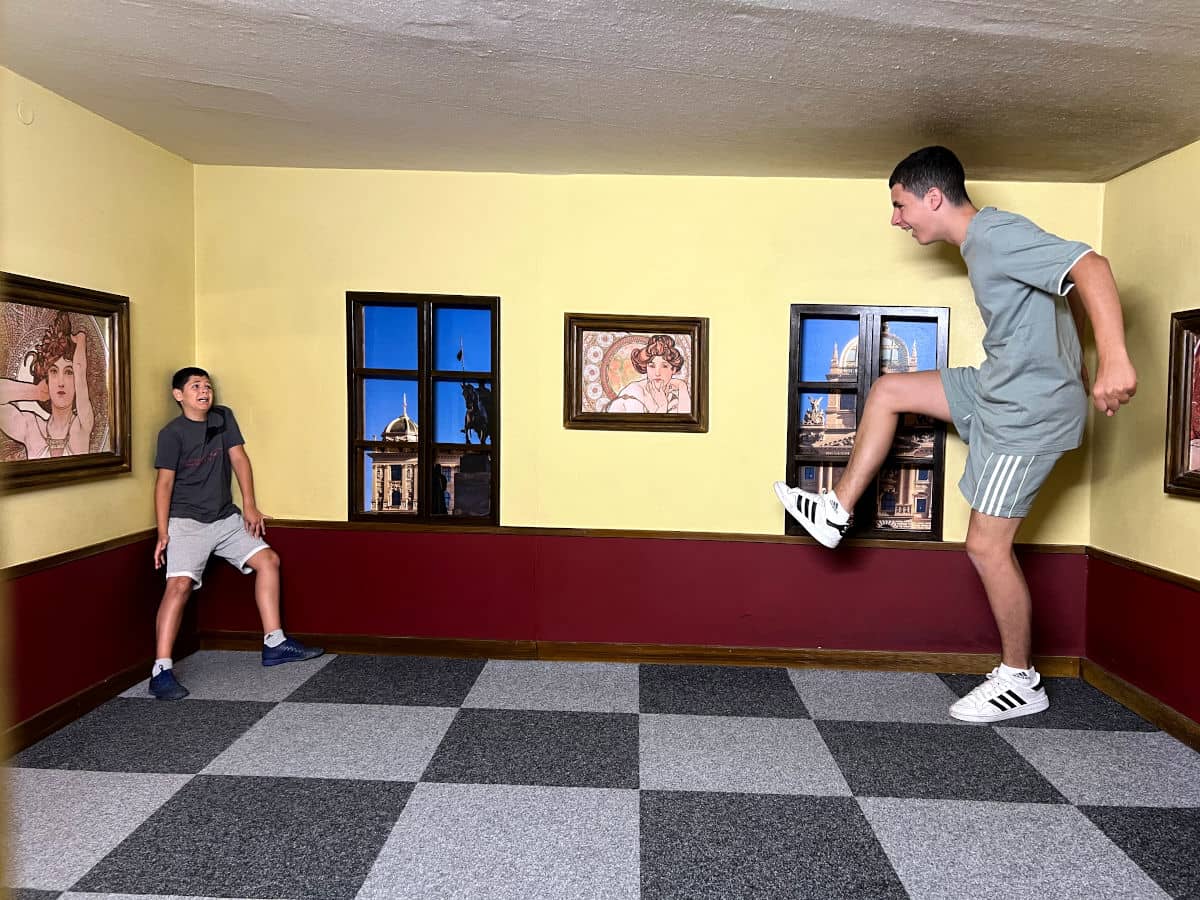 El Museo de las Ilusiones les encantó a nuestros hijos