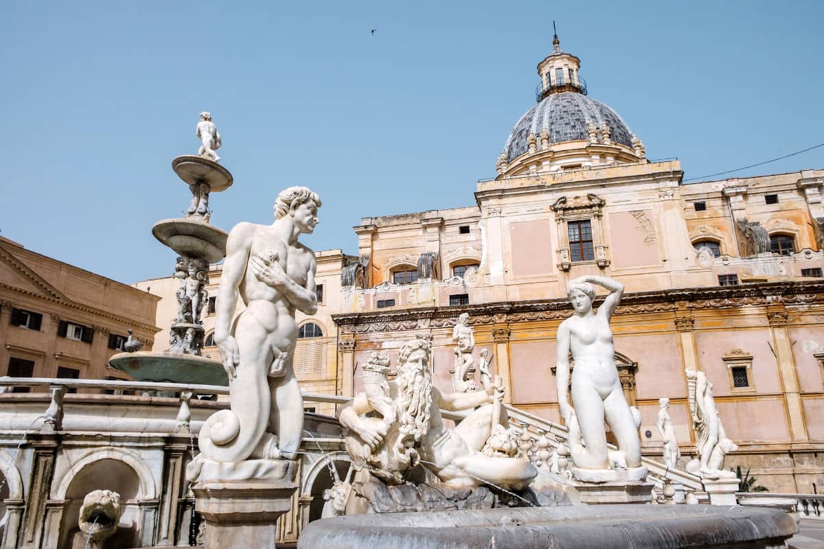 La preciosa fuente de Pretoria en Palermo