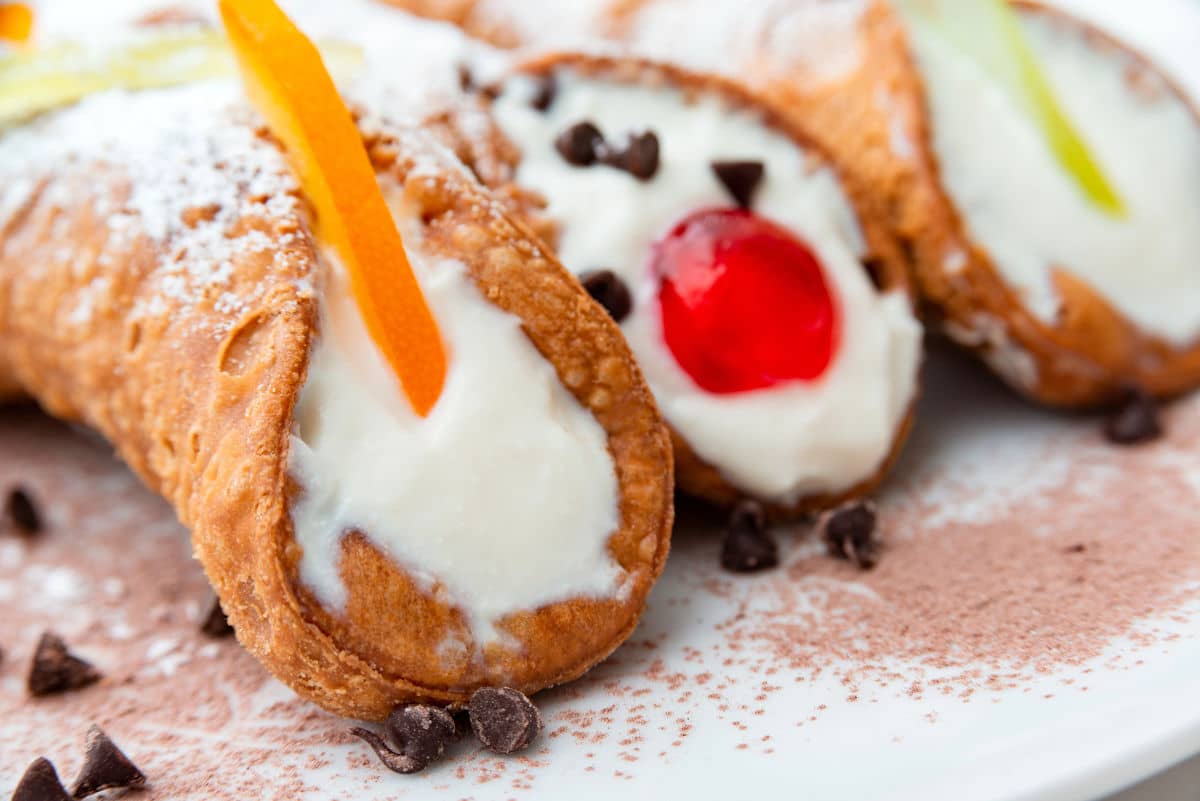 Los famosos Cannolo sicilianos