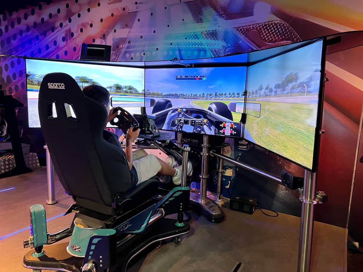 El simulador de F1 de Petrosains es espectacular