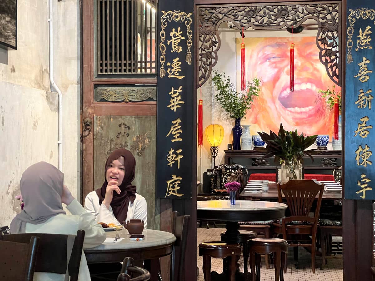 Interior del restaurante Warong Old China en Kuala Lumpur