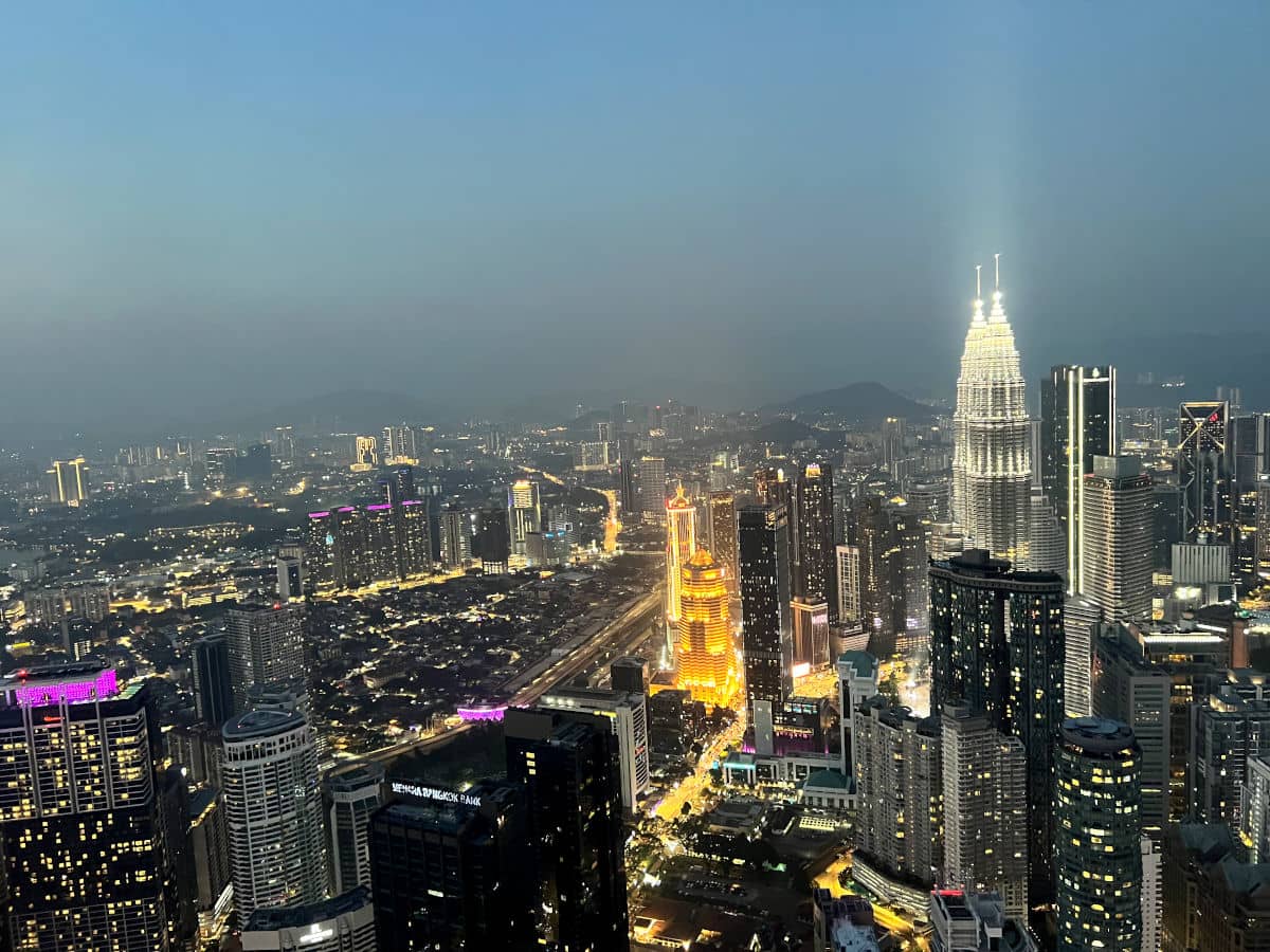 La capital de Malasia desde la KL Tower
