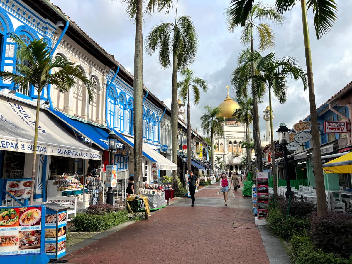Las coloridas calles de Kampong Glam en Singapur