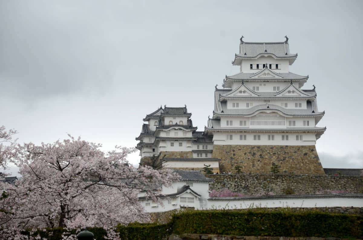 El castillo de Himeji, que visitamos en 2015