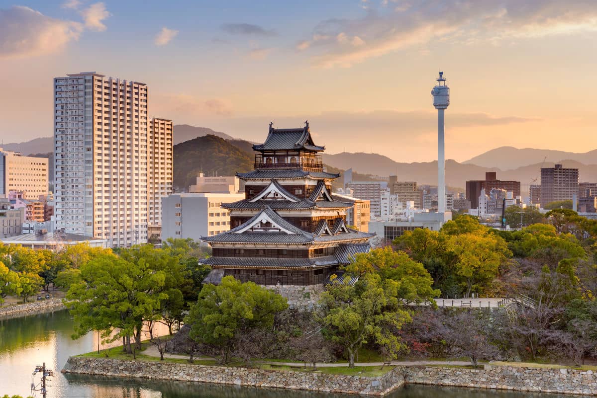 El castillo de Hiroshima