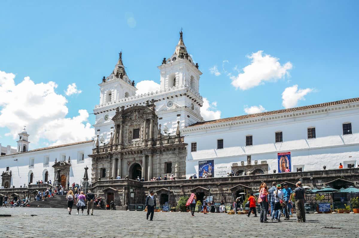 Iglesia y Monasterio de San Francisco en Quito, Ecuador
