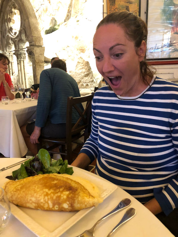L’Auberge de la Mère Poulard y sus tortillas