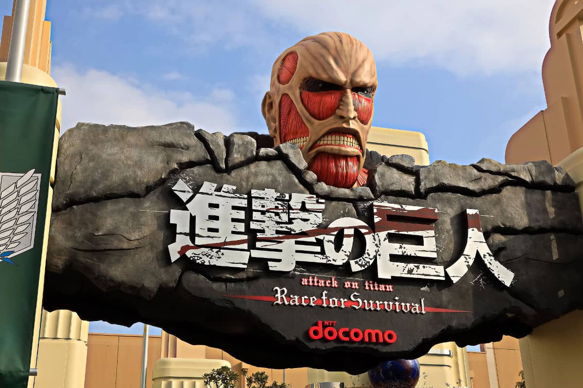 La atracción de Shingeki no Kyojin causó furor