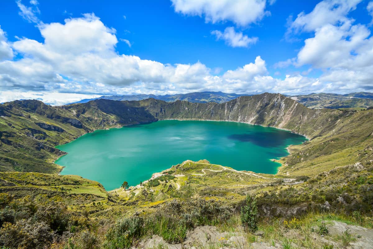 La preciosa Laguna del Quilotoa