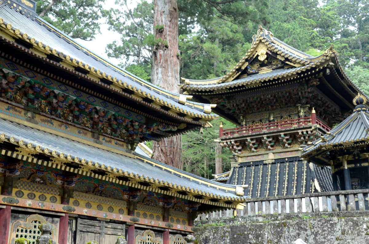Los edificios del Santuario Toshogu de Nikko son gloriosos