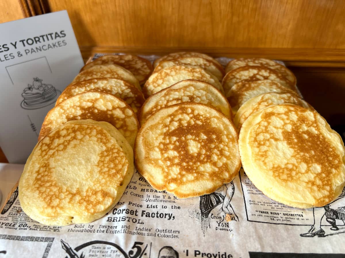 Tortitas recién hechas del Sercotel Toledo Renacimiento