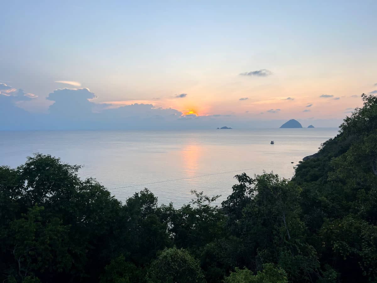 Atardecer en las Islas Perhentian