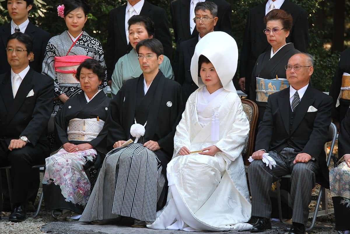 Boda en el Santuario Meiji Jingu de Tokio