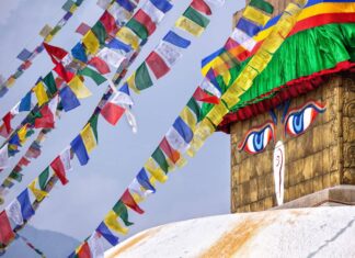 Guia para visitar la estupa de Boudhanath