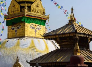 Guia para visitar la estupa de Swayambhunath