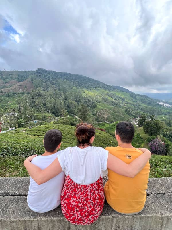 Disfrutando de las vistas en Cameron Highlands