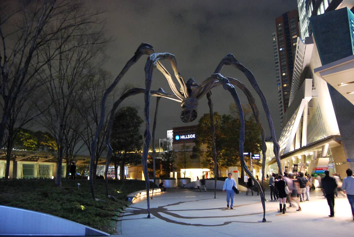 La araña Maman en Roppongi Hills