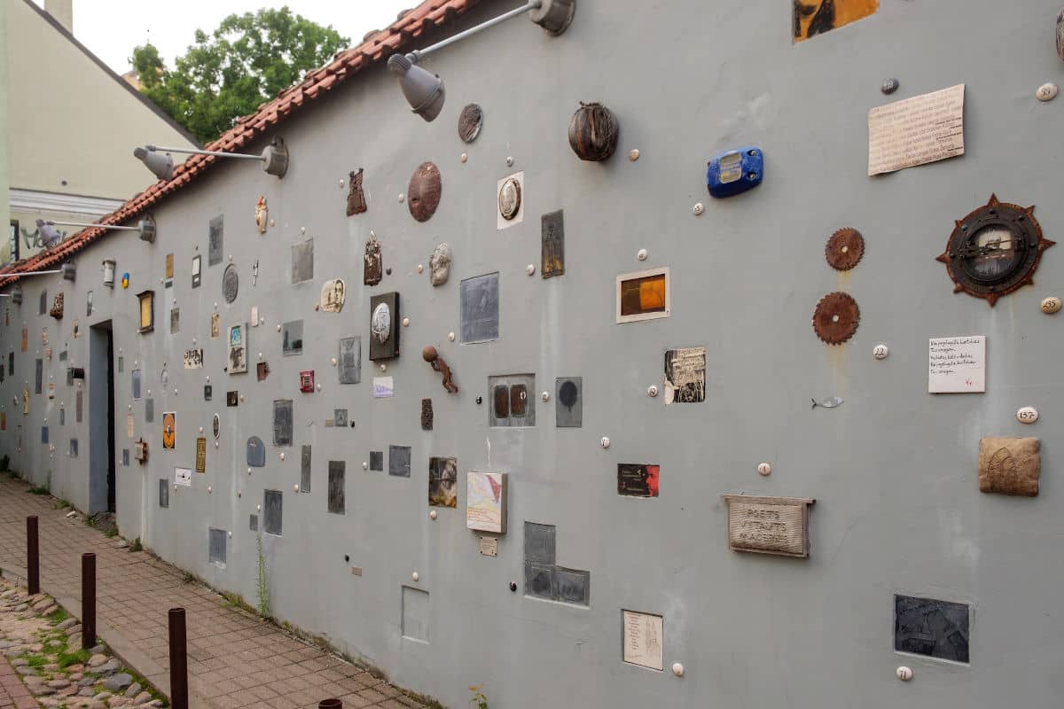 La calle de la Literatura en Vilna